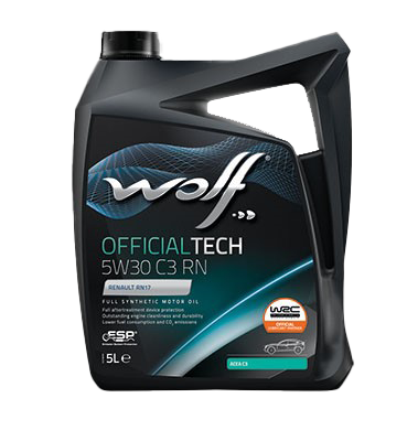 Моторное масло Wolf OfficialTech 5W-30 C3 RN, 5л 